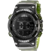 INVICTA Invicta Racing Men 52mm Plastic Dark Green Black dial Electronic Digital