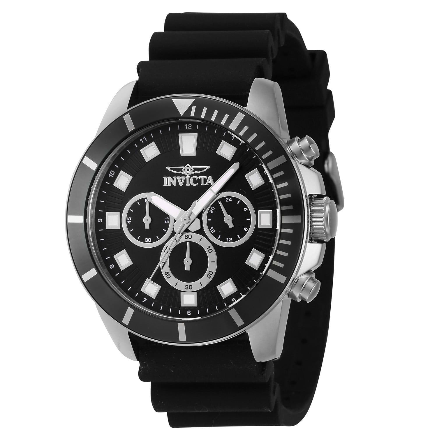 INVICTA Pro Diver Men 45mm Stainless Steel Steel Black dial VD54B