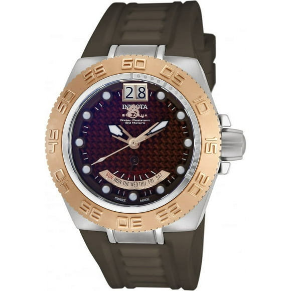 SUBAQUA NOMA IV MENS QUARTZ 50MM BROWN CASE STAINLESS STEEL DIAL MODEL - 10881