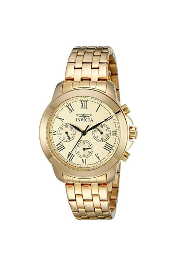 Watch 21654 Stainless Steel Quartz Female Gold