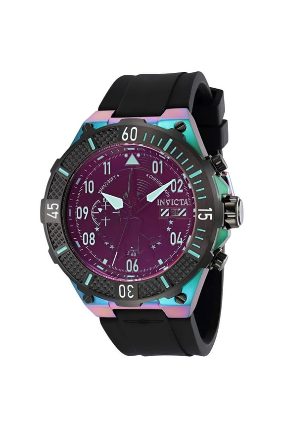 Aviator Chronograph Date Quartz Red Dial Men's Watch 39901