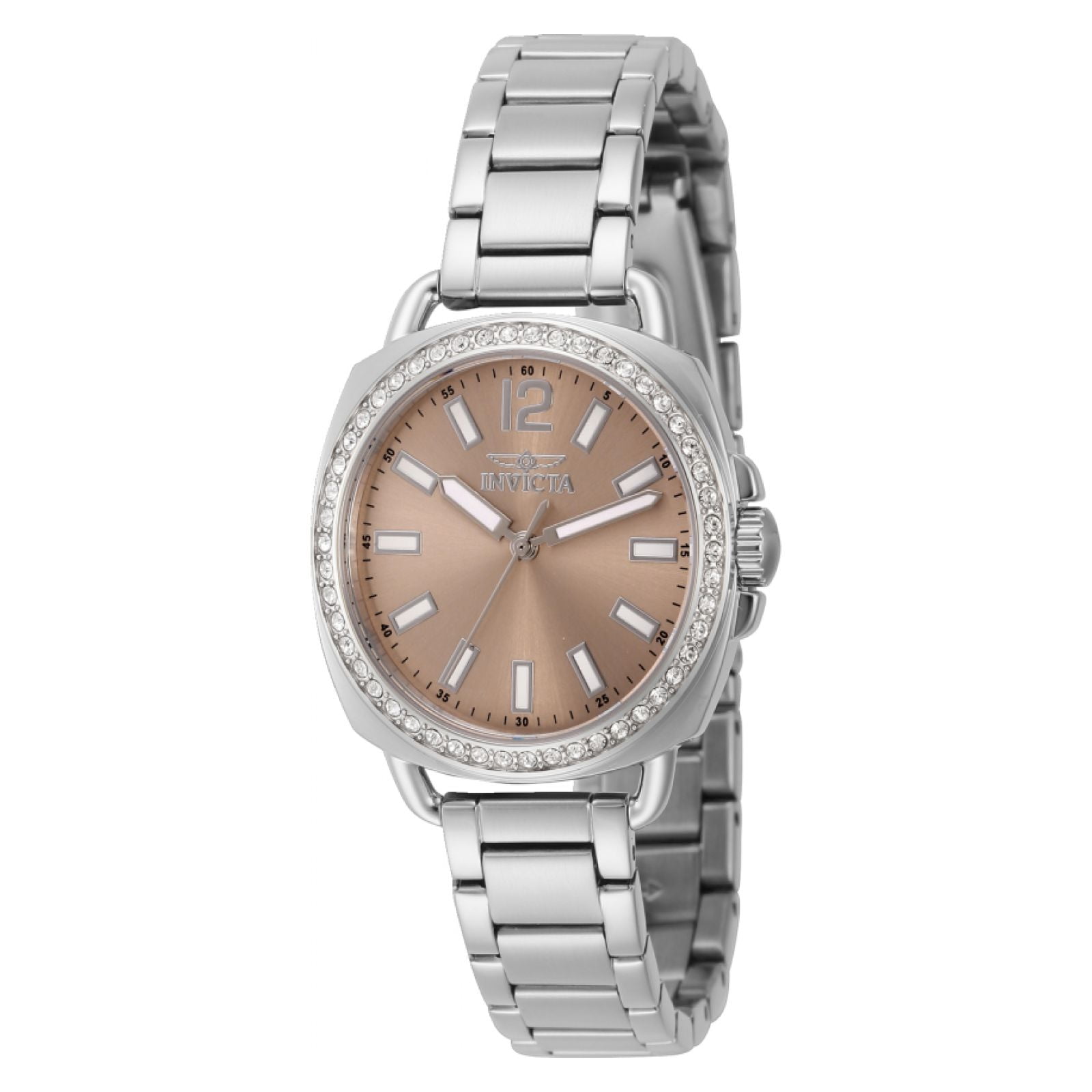 INVICTA Watch 46341 Stainless Steel Quartz Female Silver