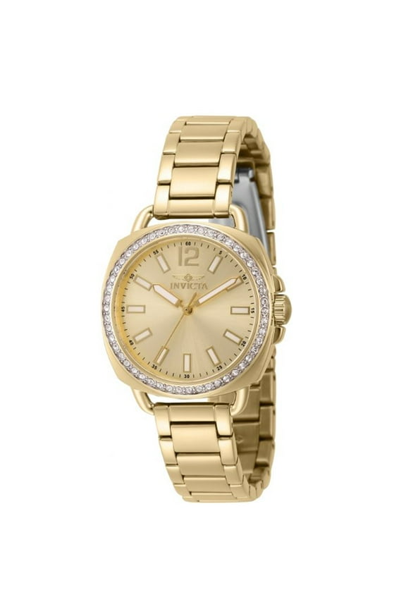 Watch 46342 Stainless Steel Quartz Female Gold