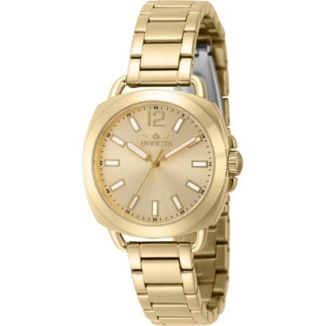 INVICTA Watch 46346 Stainless Steel Quartz Female Gold