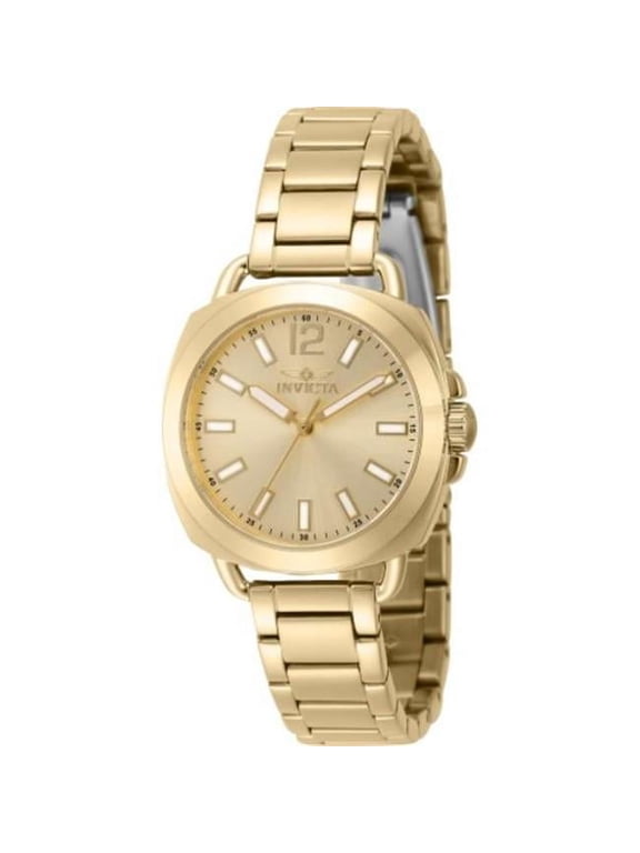 Watch 46346 Stainless Steel Quartz Female Gold