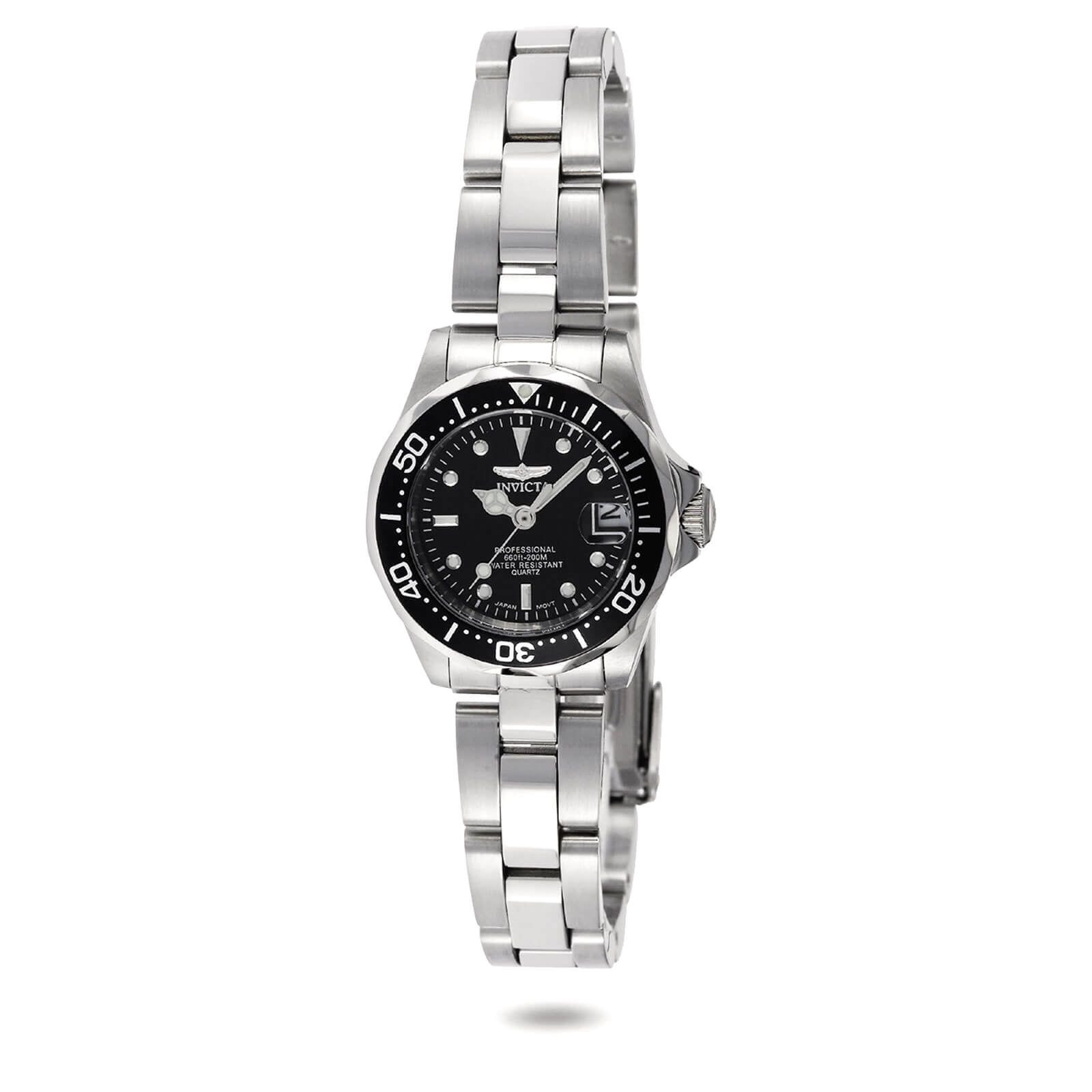 布・生地】Invicta Women's 12834 Pro Diver Silver Dial Crystal