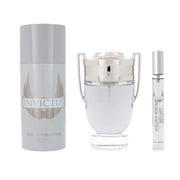 Paco Rabanne PACO65182367 Invictus Set for Men - 3.4 oz Eau De Toilette Spray Plus 5.1 oz Deodorant Spray Plus 0.34 oz Eau De Toilette Spray - 3 Piece