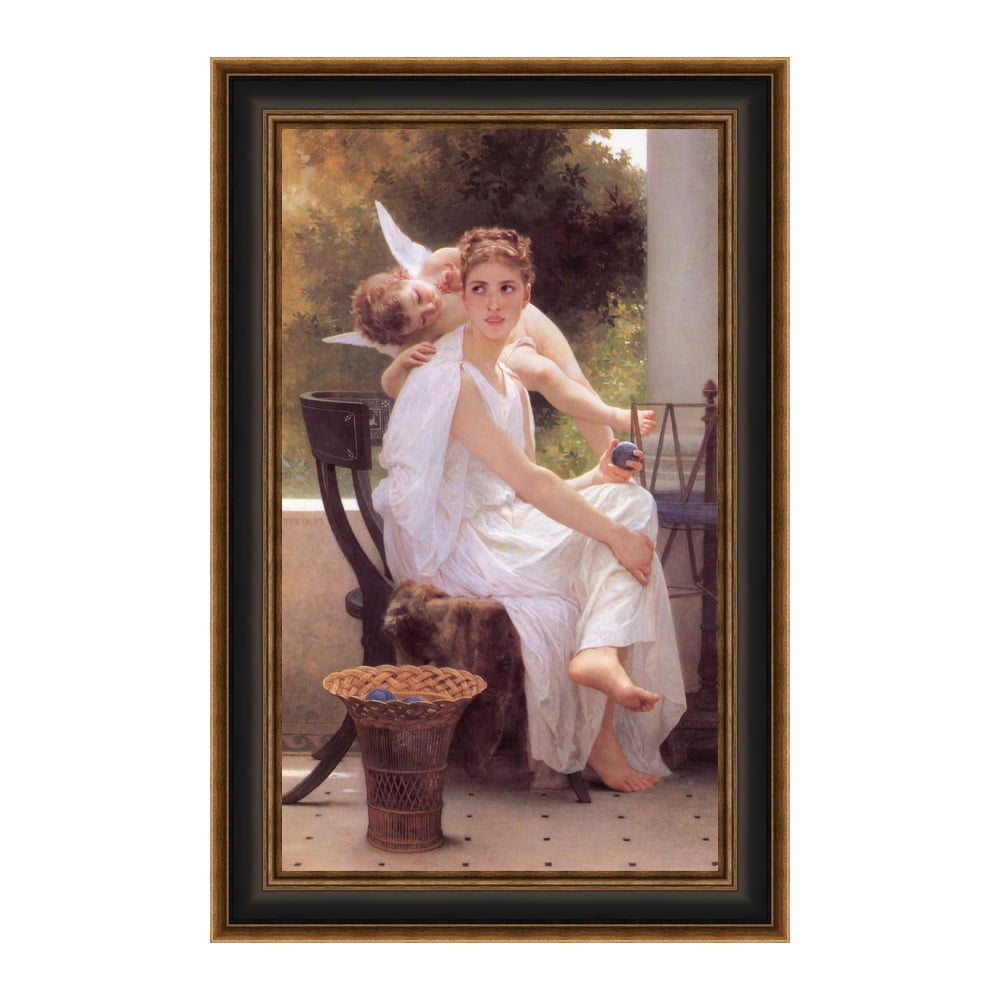 INVIN ART Framed Canvas Art Print Work Interrupted by William Adolphe ...