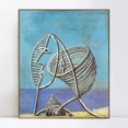 INVIN ART Framed Canvas Giclee Print Art Abstract Painting Portrait of ...