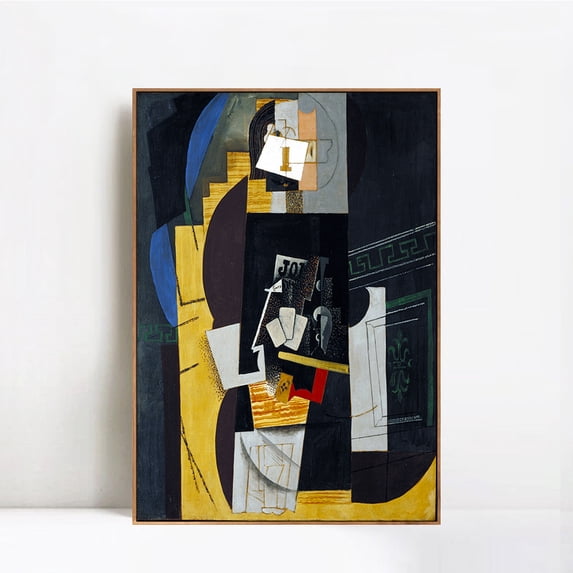 Crad Frame INVIN ART Framed Canvas Giclee Print Art Card Player by Pablo Picasso ...
