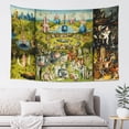 thumbnail image 1 of INVIN ART Tapestry Wall Hanging Art Home Decor, The Garden of Earthly Delights by Hieronymus Bosch Art Print Painting for Living Room Bedroom Bathroom Dorm, 1 of 5