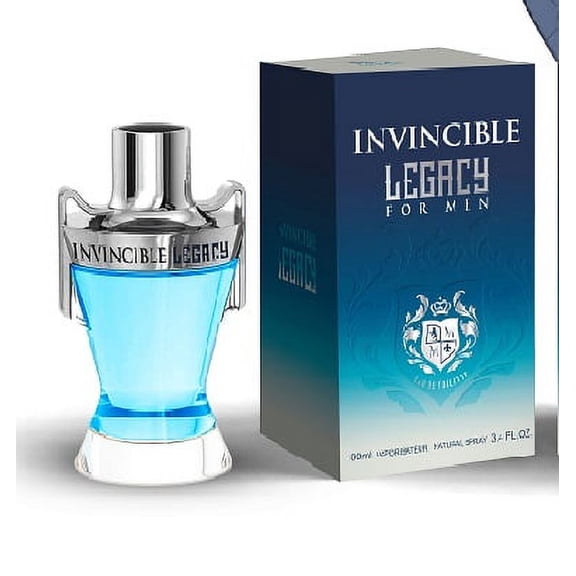 INVINCIBLE LEGACY men's designer 3.4 oz spray cologne by MCH Beauty Fragrances