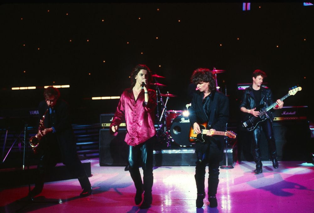 INXS Performing on American Bandstand, 1985. ph Ron Wolfson /