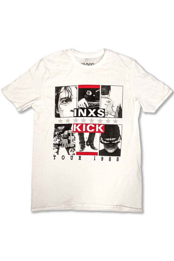 INXS Unisex T-Shirt: KICK Tour (Medium)
