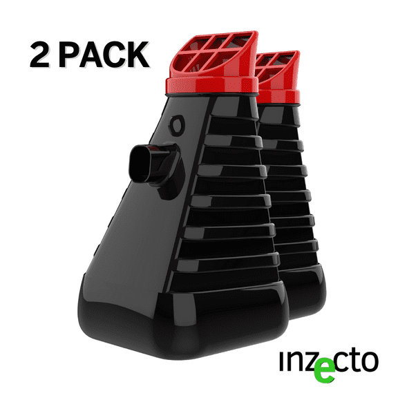 INZECTO Mosquito Control Traps, 2 Pack - Device to Effectively Kill Mosquitoes and Their Larvae - Outdoor Mosquito Eradicator that is Effective Long-Term - Simply Activated with Water - 2 Traps