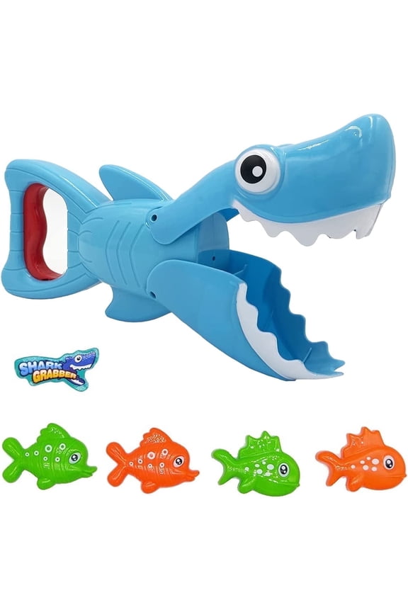 Bath Toys 2-5 Years, Shark Grabber Pool Bathtub Water Toys for Kids 3-6 Years Birhtday Gifts