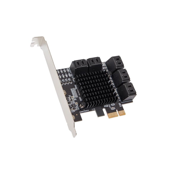 IO Crest 10 Port SATA III to PCIe 3.0 x1 NON-RAID Expansion Card SYPEX40167