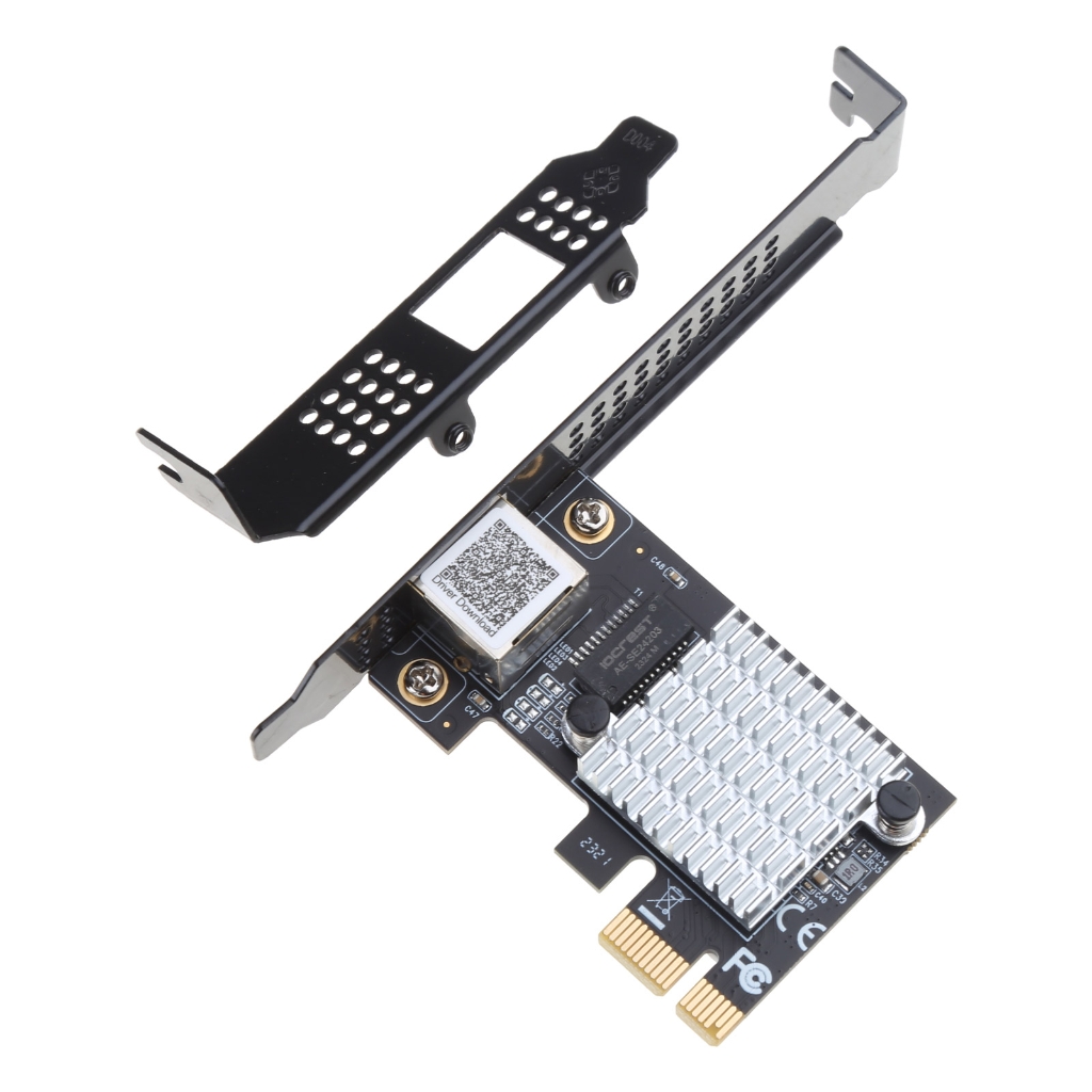 IOPCE8125BGALN PCIe to Gigabit Wired Network Card 2.5G 2500M/1000M RJ45 for Windows ME 98SE