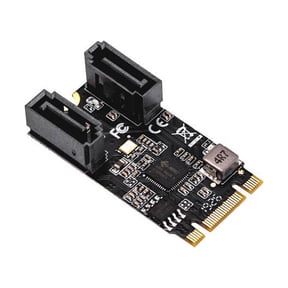 IOCrest  2 Port SATA III 6Gb-s M.2 22x42 Controller Card