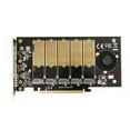 thumbnail image 1 of SYBA SI-PEX40142 5 Slot M.2 B-key SATA Base PCI-e 3.0 x2 Bandwidth Controller Card Require x16 Slot, 1 of 6