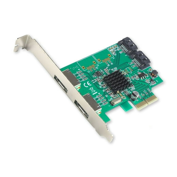 IOCrest PCI-E 2 Interface 4-Port SATA Controller Card w/88SE9230 Chipset