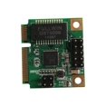 thumbnail image 1 of Mini PCI Express 2.0 1-Port Gigabit 10/100/1000 Base-T Ethernet LAN Controller, with Daughter Card and 10-Pin Network Cable and 4-Pin LED Cable, with Low Profile Bracket, Realtek Chipset, 1 of 7