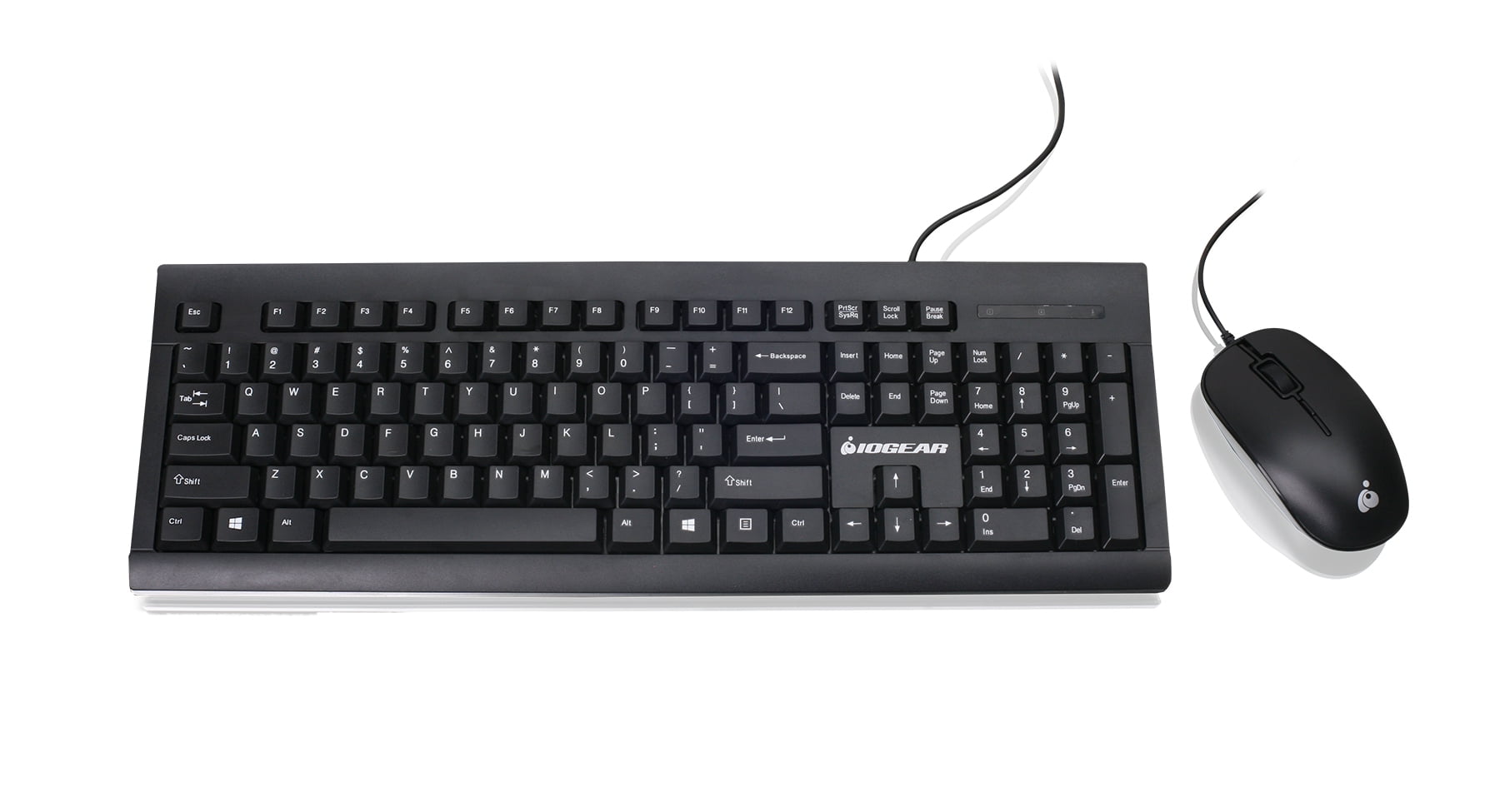 IOGEAR 104Key SpillResistant Keyboard and Mouse Combo Optical Mouse