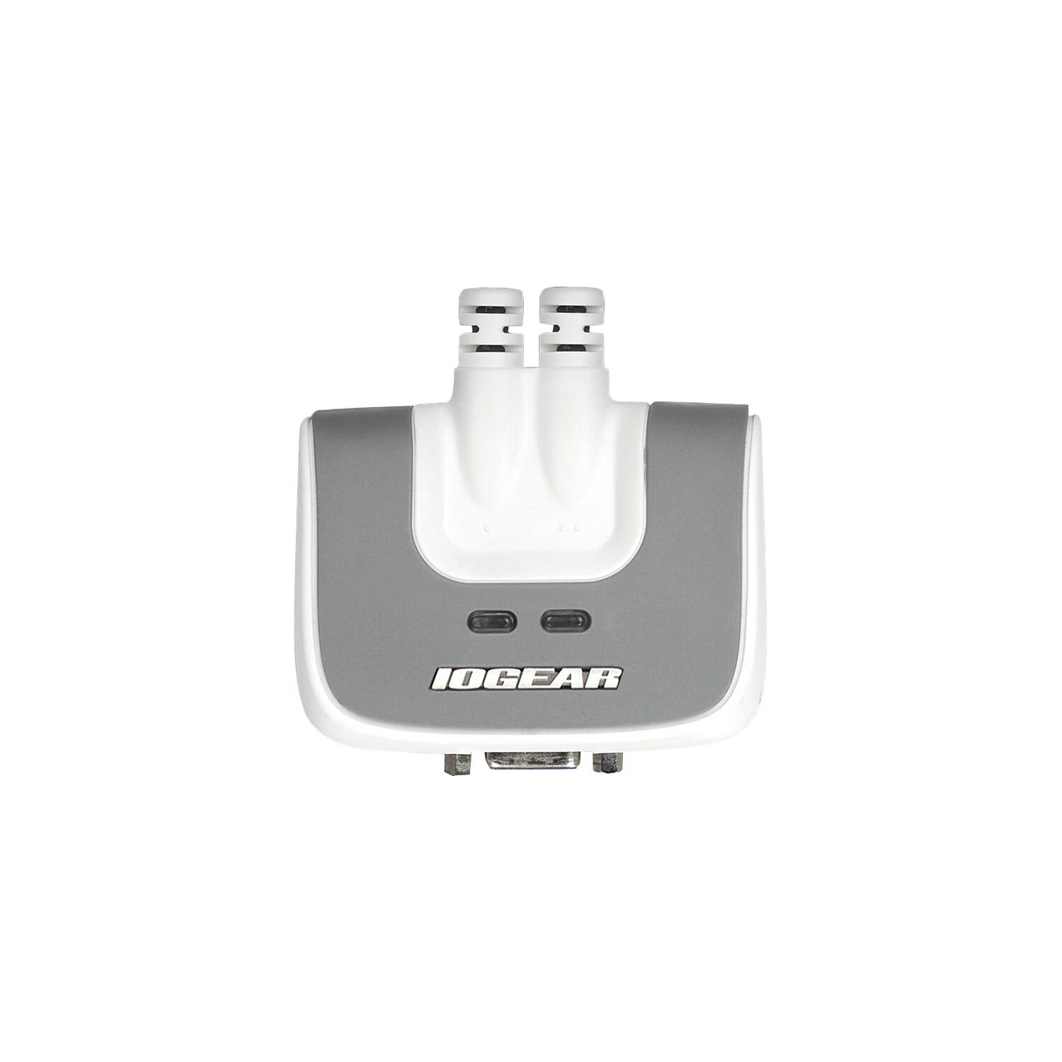 IOGEAR 2Port USB PLUS KVM Switch with Builtin Cables and Audio