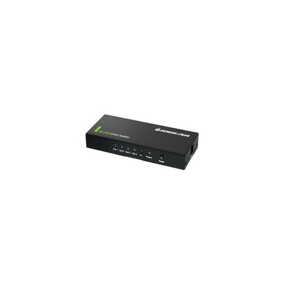 IOGEAR 4K Ultra HD 4-Port Splitter with HDMI - GHSP8424