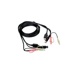 IOGEAR KVM Cable for KVM Switch, Monitor, Speaker, Keyboard/Mouse - 6ft - 1 Pack