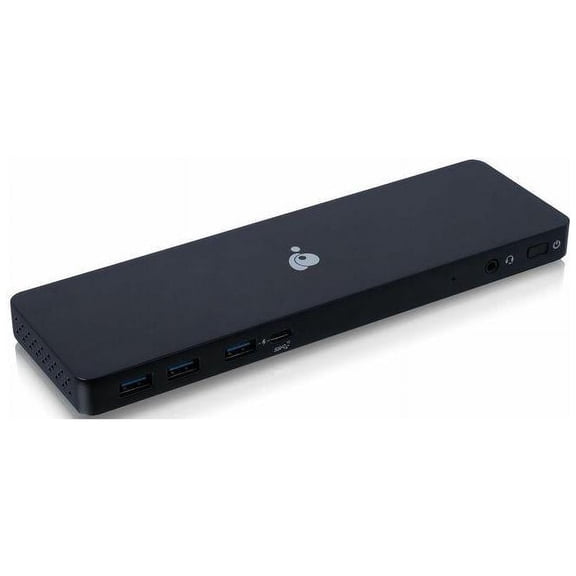 IOGEAR Dock Pro Universal Dual View Docking station, Black, Black