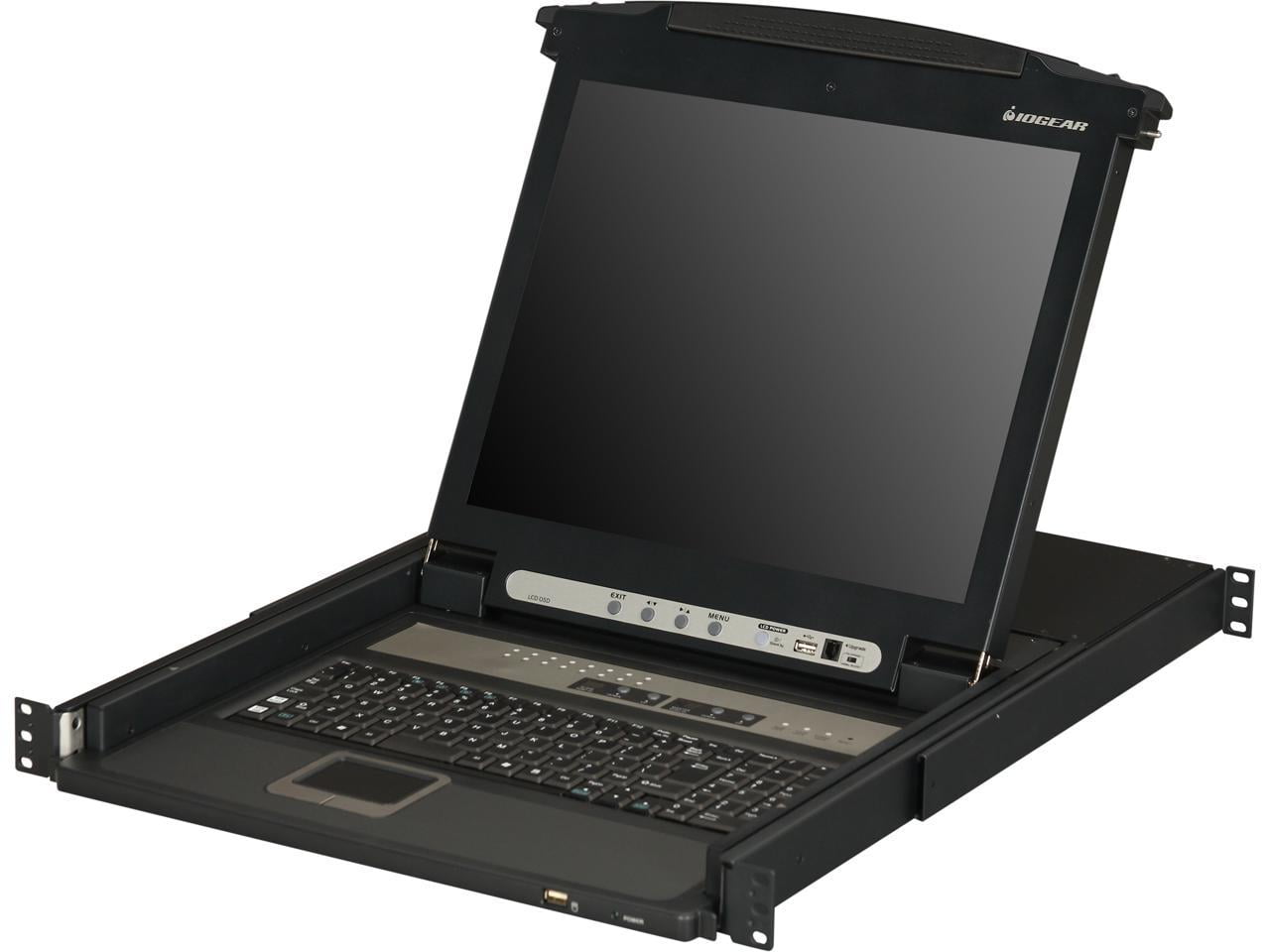 IOGEAR GCL1816KITU 16-Port LCD Combo KVM Switch with USB KVM Cables