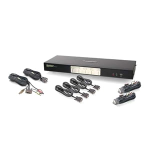IOGEAR GCS1644 4-Port Dual View Dual-Link DVI KVMP Switch with Audio