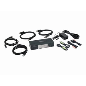 IOGEAR GCS1932 2-Port DisplayPort 1.2 KVMP Switch with USB 3.1 Gen1 Hub & Audio