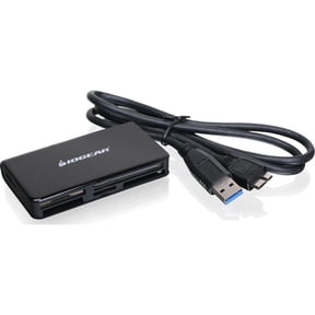 IOGEAR GFR381 SuperSpeed USB 3.0 Support Compact Flash/ Micro Drive/ SD/ SDHC/ SDXC/ Olympus DC and XD Card/ microSD/ microSDHC/ microSDXC/ Memory Stick/ M2 Multi-Card Reader / Writer