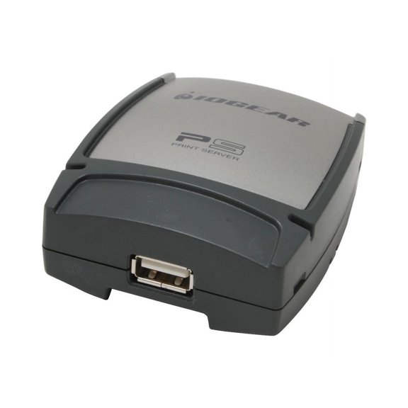IOGEAR GPSU21 1-Port Print Server RJ45 USB 2.0