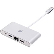 IOGEAR 4-in-1 USB Type-C Multiport Adapter, White, White