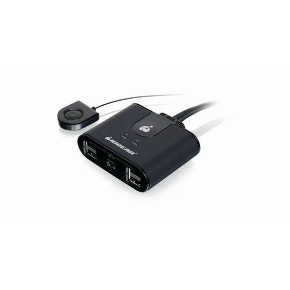 IOGEAR 2x4 USB 2.0 Peripheral Sharing Switch - USB - External - 4 USB Port(s) - 4 USB 2.0 Port(s)
