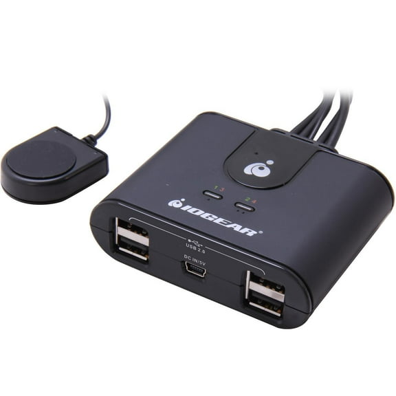 IOGEAR 4x4 USB 2.0 Peripheral Sharing Switch (GUS404)