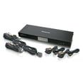 thumbnail image 1 of IOGEAR KVMP 4-Port Dual-Link DVI Switch with 7.1 Audio and Cables, TAA Compliant - GCS1784, 1 of 7