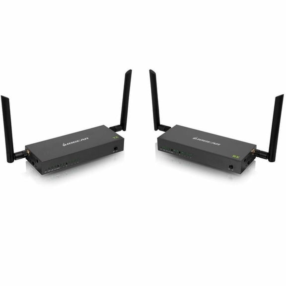 IOGEAR Long Range Wireless 4K Video Transmitter and Receiver Kit with Local Passthrough - GWLRSSKIT4K
