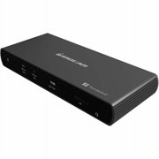 IOGEAR Quantum Thunderbolt 5 Dock Pro - for Mouse, Hard Drive, Keyboard, Notebook, Desktop PC - Charging Capability - Memory Card Reader - SD - 180 W - Thunderbolt 5 - 3 Displays Supported - 8K, 4K...