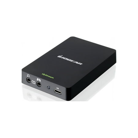 IOGEAR Upstream Mobile Capture Adapter 4K Input, 1080p Capture, Mobile Capture,USB-C and A Host Support Video Output, 1/4" Mounting Screw, UVC Support,OBS & Camerafi Support, PD Passthrough (GUV302P)