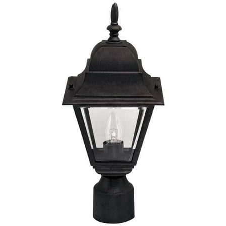 IOL1310-Canarm Inc-1 Light Outdoor Post Mount-16.75 Inches Tall and 7.25 Inches Wide-Black Finish