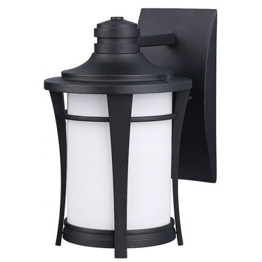 IOL138BK-Canarm Inc-Maya - 1 Light Outdoor Wall Lantern-10.75 Inches Tall and 6.75 Inches Wide