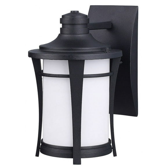 IOL138BK Canarm Inc Maya - 1 Light Outdoor Wall Lantern-10.75 Inches Tall and 6.75 Inches Wide