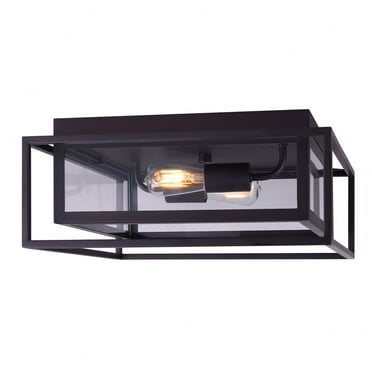IOL411-Canarm Inc-1 Light Outdoor Flush Mount-12 Inches Tall and 8 Inches Wide