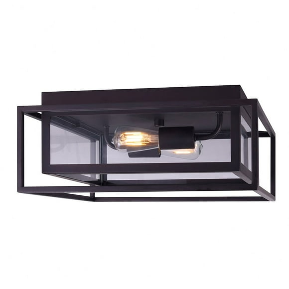 IOL411-Canarm Inc-1 Light Outdoor Flush Mount-12 Inches Tall and 8 Inches Wide