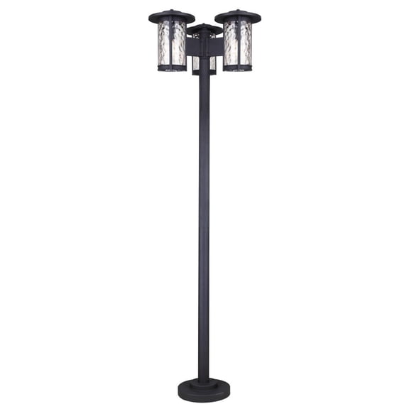 IOL568BK-Canarm Inc-Leon - 3 Light Outdoor Post Mount-84 Inches Tall and 25.13 Inches Wide