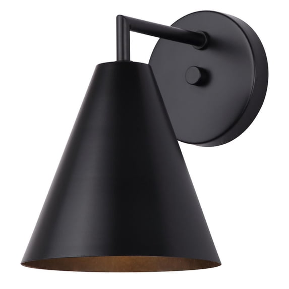 IOL579BK Canarm Inc Emeri - 1 Light Outdoor Wall Mount-9.75 Inches Tall and 7 Inches Wide